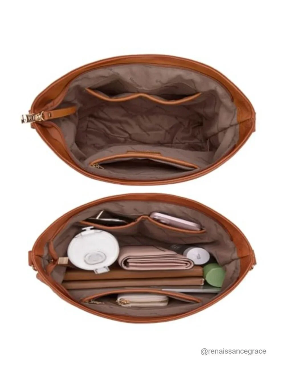 Vegan Leather Hobo Shoulder Bag Crossbody Tote